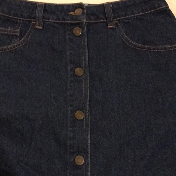 Vintage Mid-1990s Moschino Jean Skirt. Size 44. - Picture 11 of 11